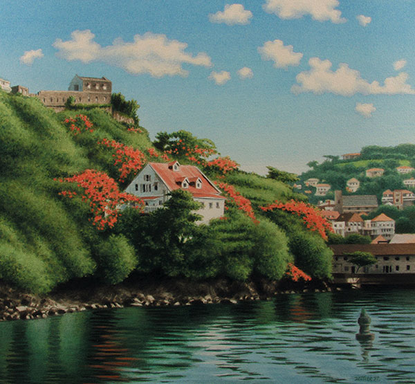St. George's Harbour<br><small>Framed<br>$1000</small>